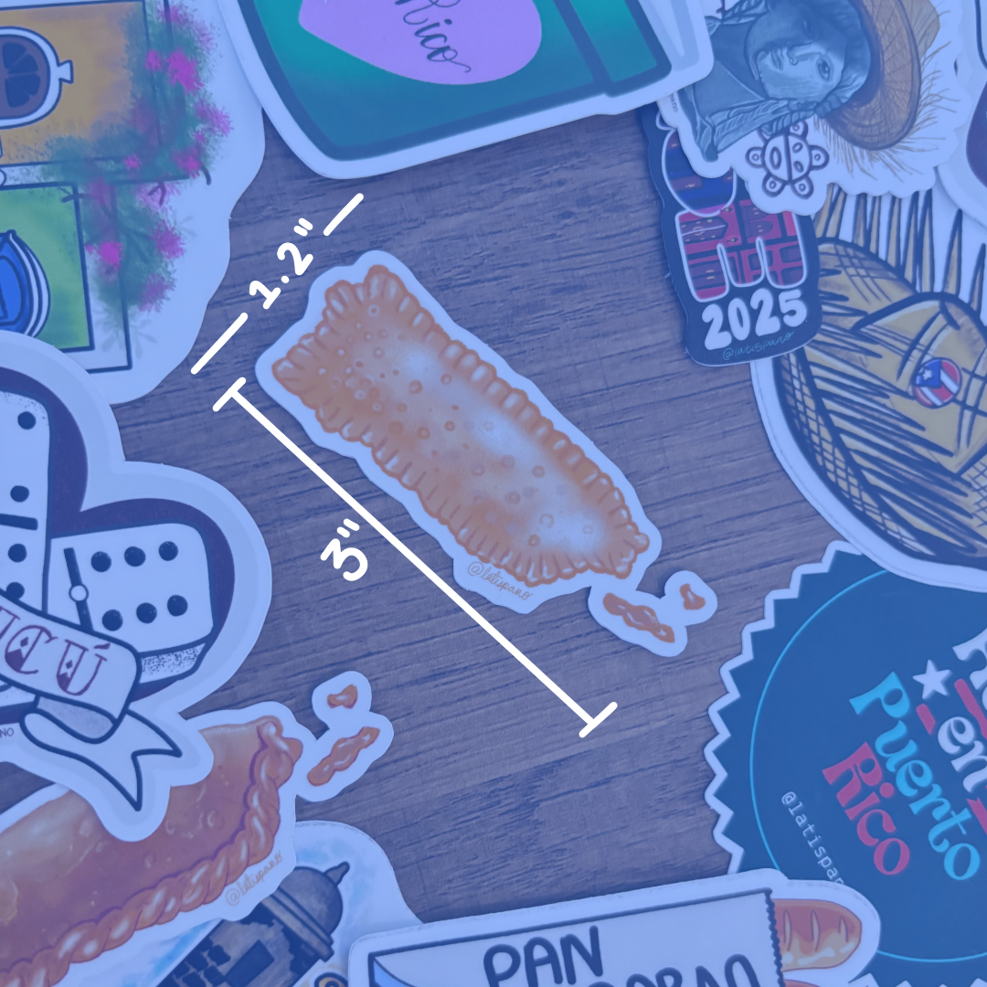 Pastelillo de Puerto Rico Sticker