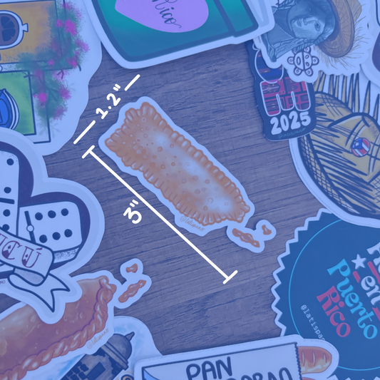 Pastelillo de Puerto Rico Sticker