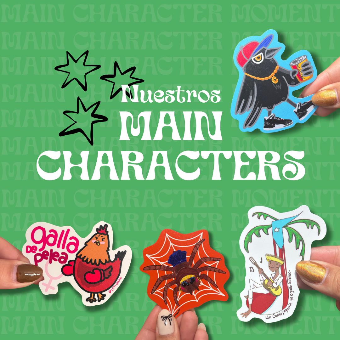 Main Character Stickers