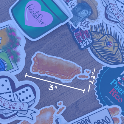 Empanadilla de Puerto Rico Sticker