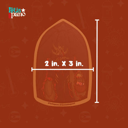 Vejigante Zombie Sticker (Green)