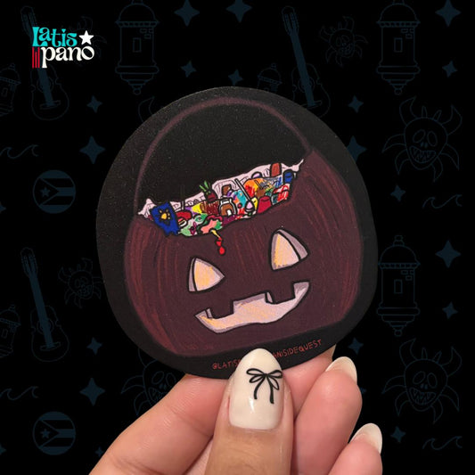 Halloween Basket Sticker