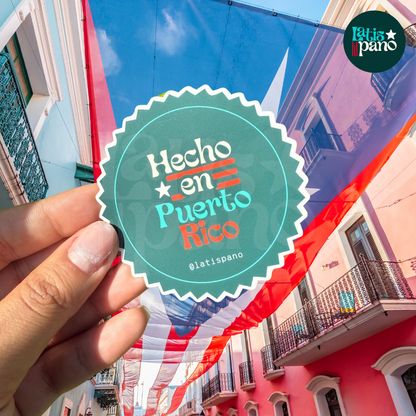 Hecho en Puerto Rico Sticker