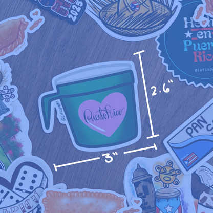 Taza de Cafe o Mantequilla? Sticker